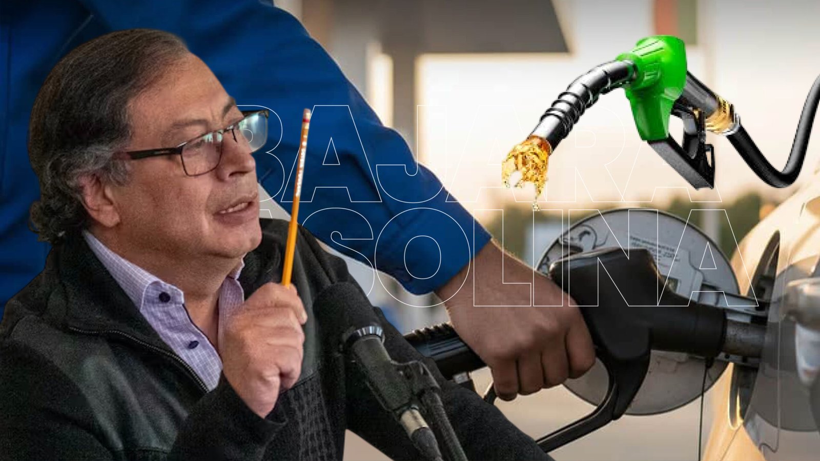 El presidente Gustavo Petro anunció que desde febrero comenzará una reducción gradual del precio de la gasolina tras el saneamiento del FEPC. El anuncio genera expectativa y críticas.
