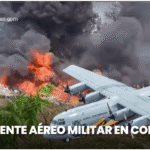 Un avión Hércules de la Fuerza Aeroespacial Colombiana se accidentó en Puerto Leguízamo mientras transportaba tropas.
