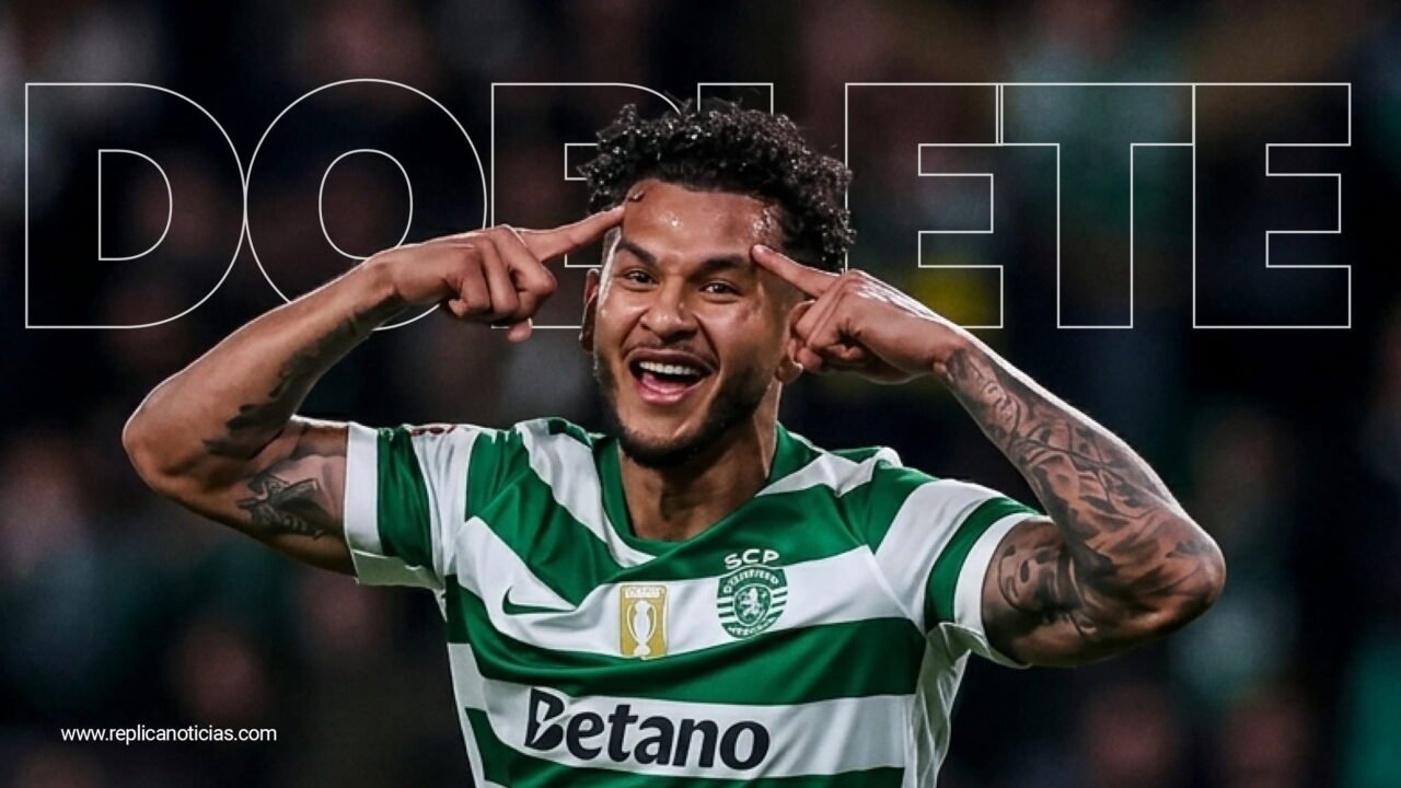 Luis Suárez marcó doblete en Champions, pero Sporting cayó ante LASK